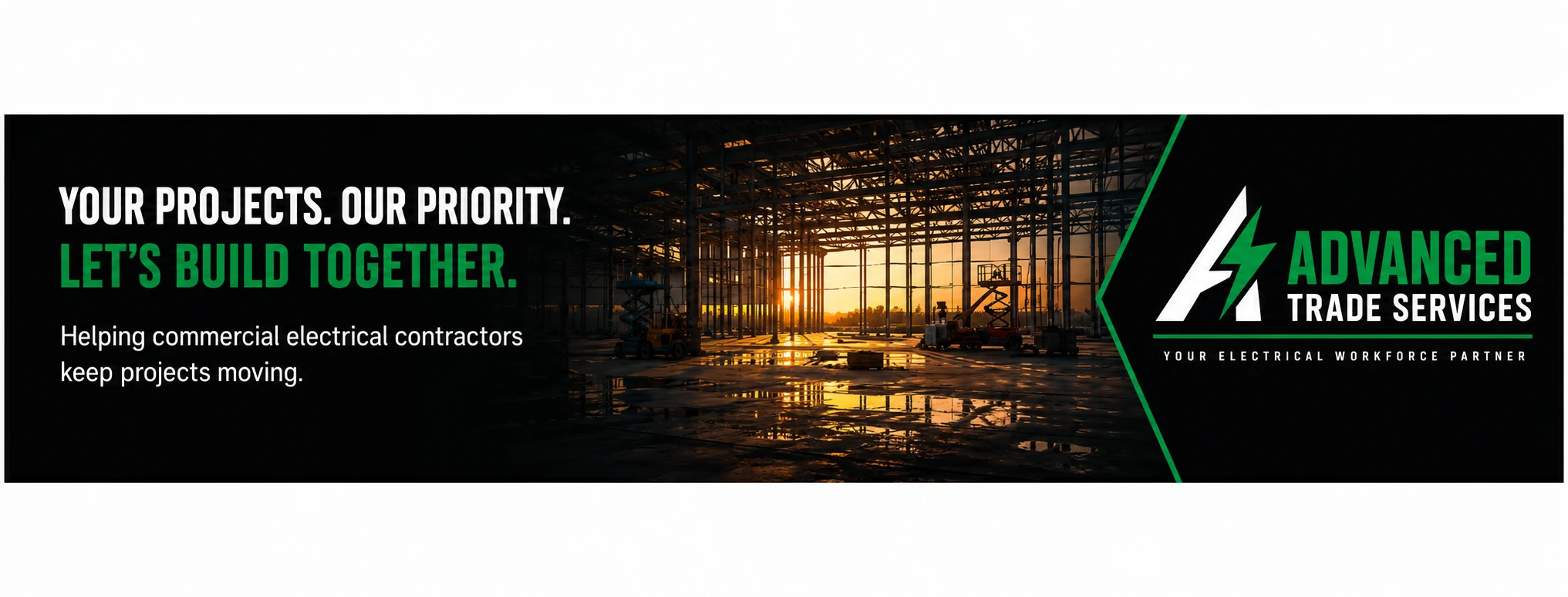Advanced Trade Services supports commercial electrical contractors and their projects